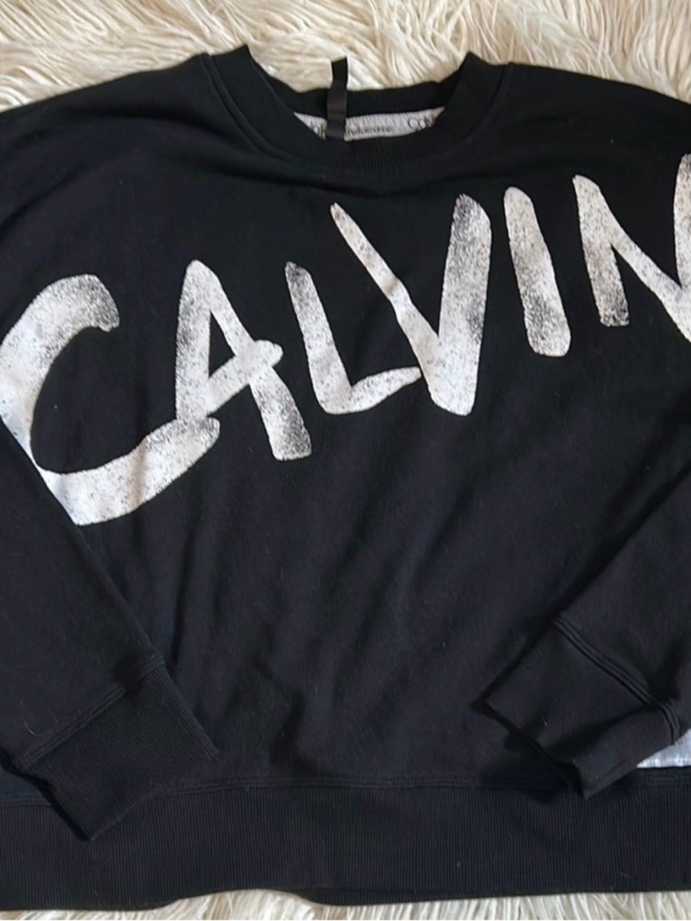 Calvin Klein size small Black Pullover sweatshirt